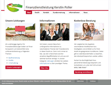 Tablet Screenshot of finanzdienstleistung-poller.de